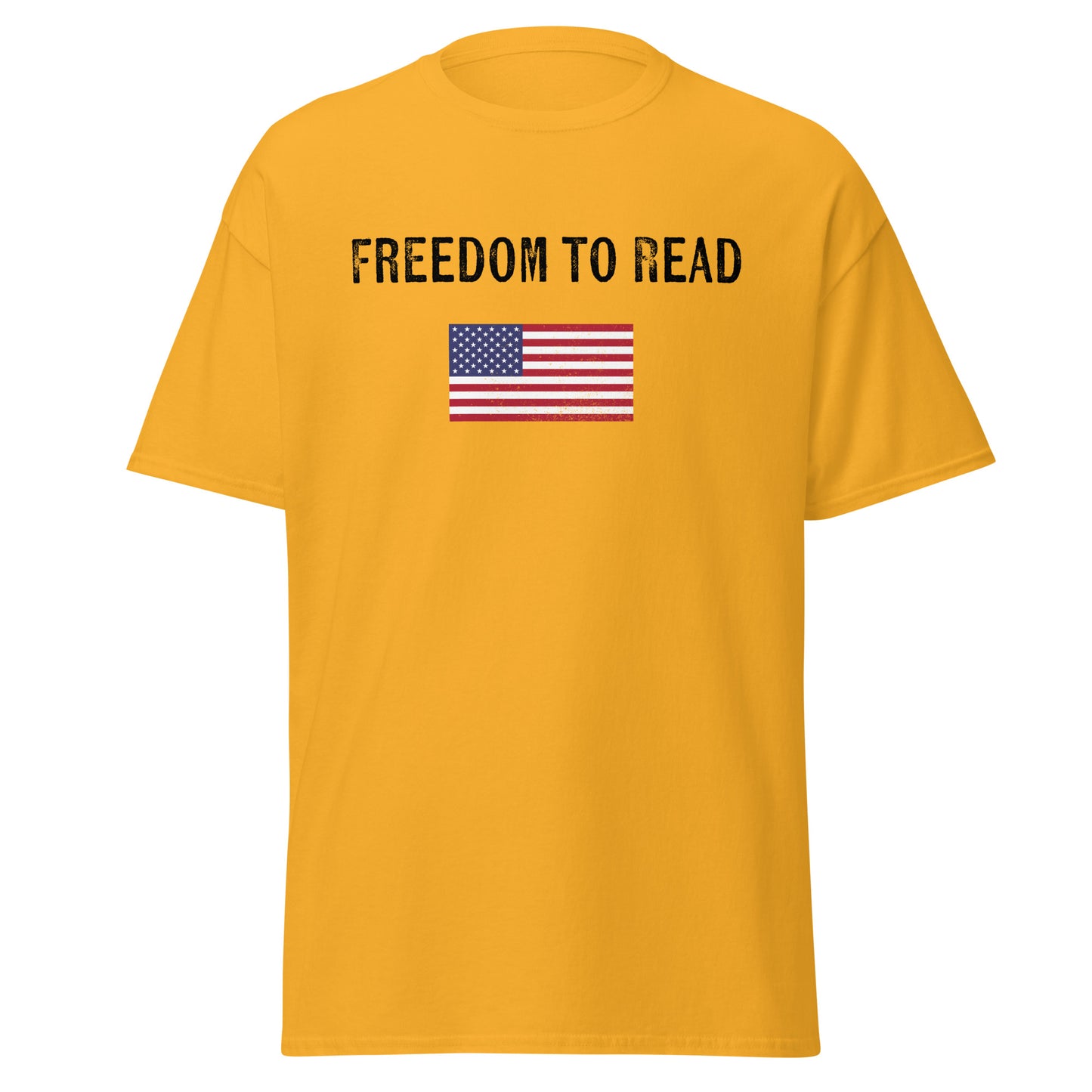 Freedom to Read US Flag Unisex classic tee