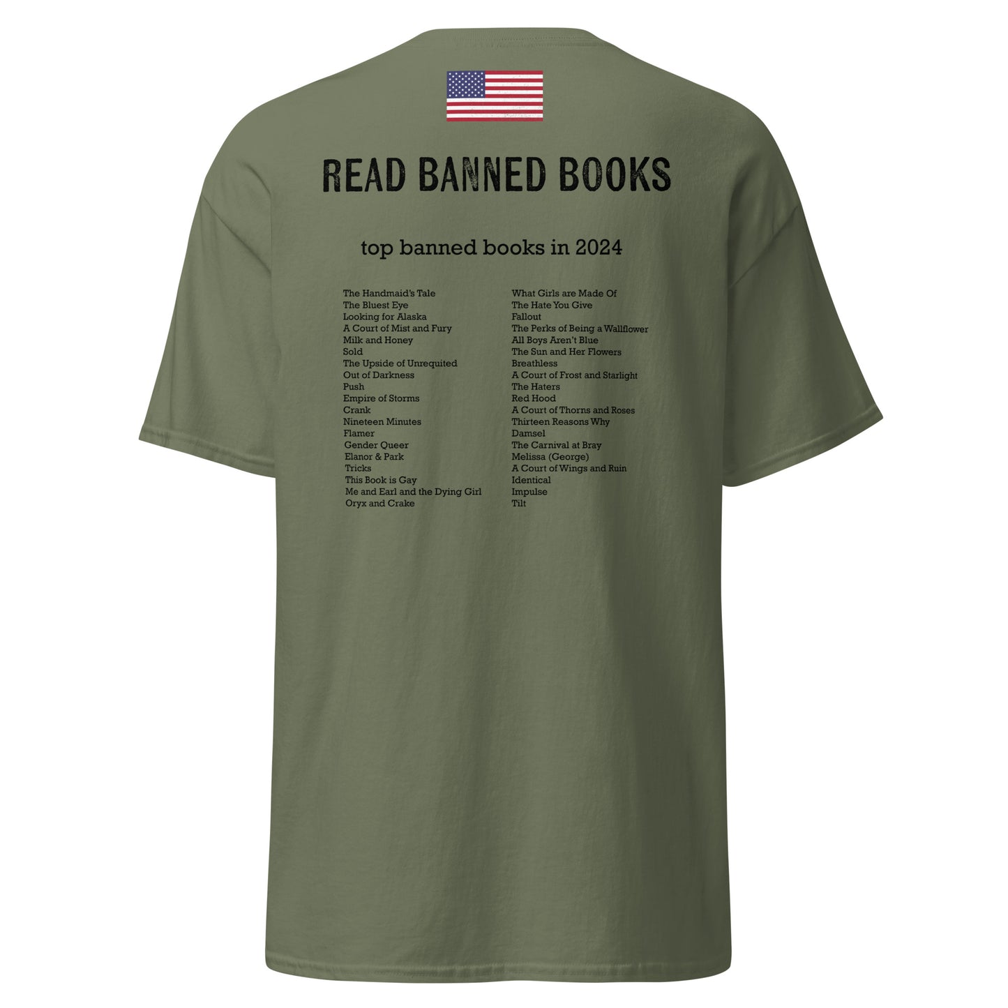 Freedom to Read US Flag Unisex classic tee