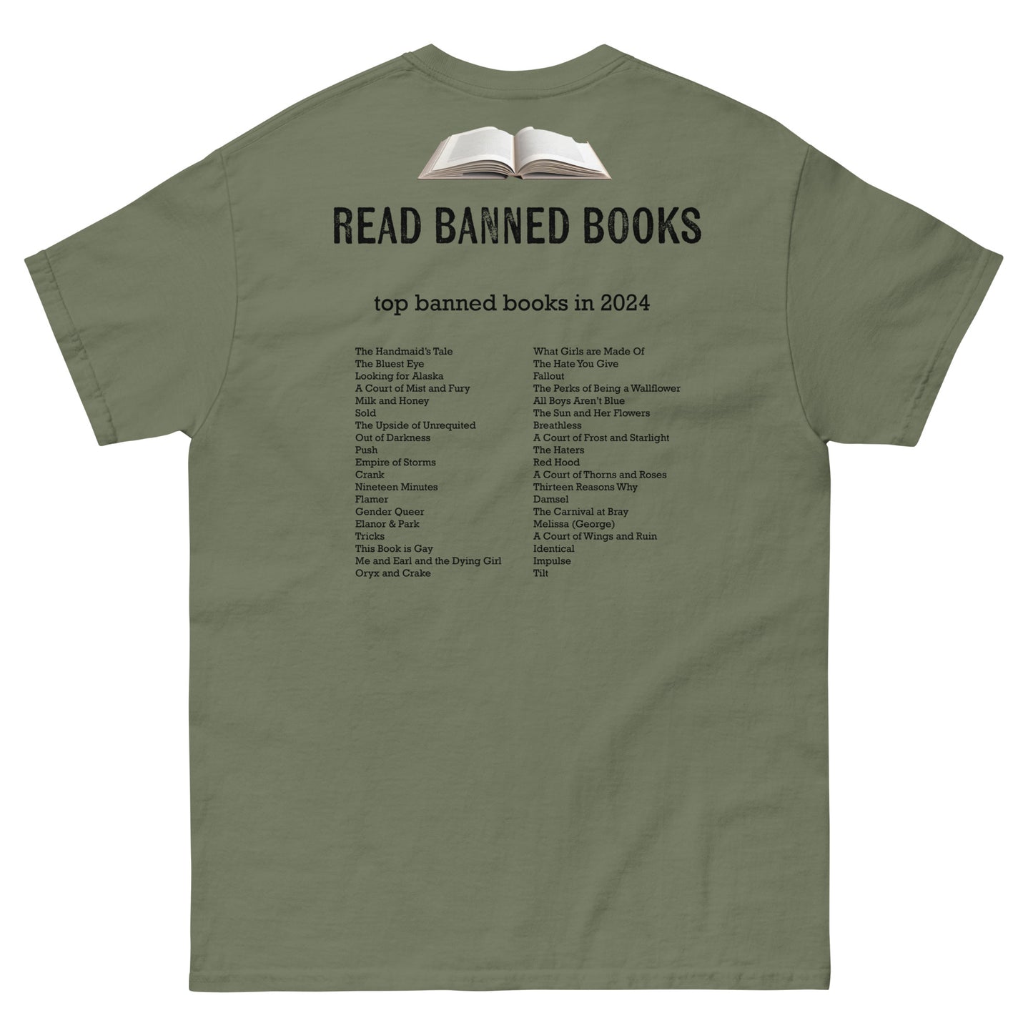 Freedom to Read Book Design Unisex classic tee