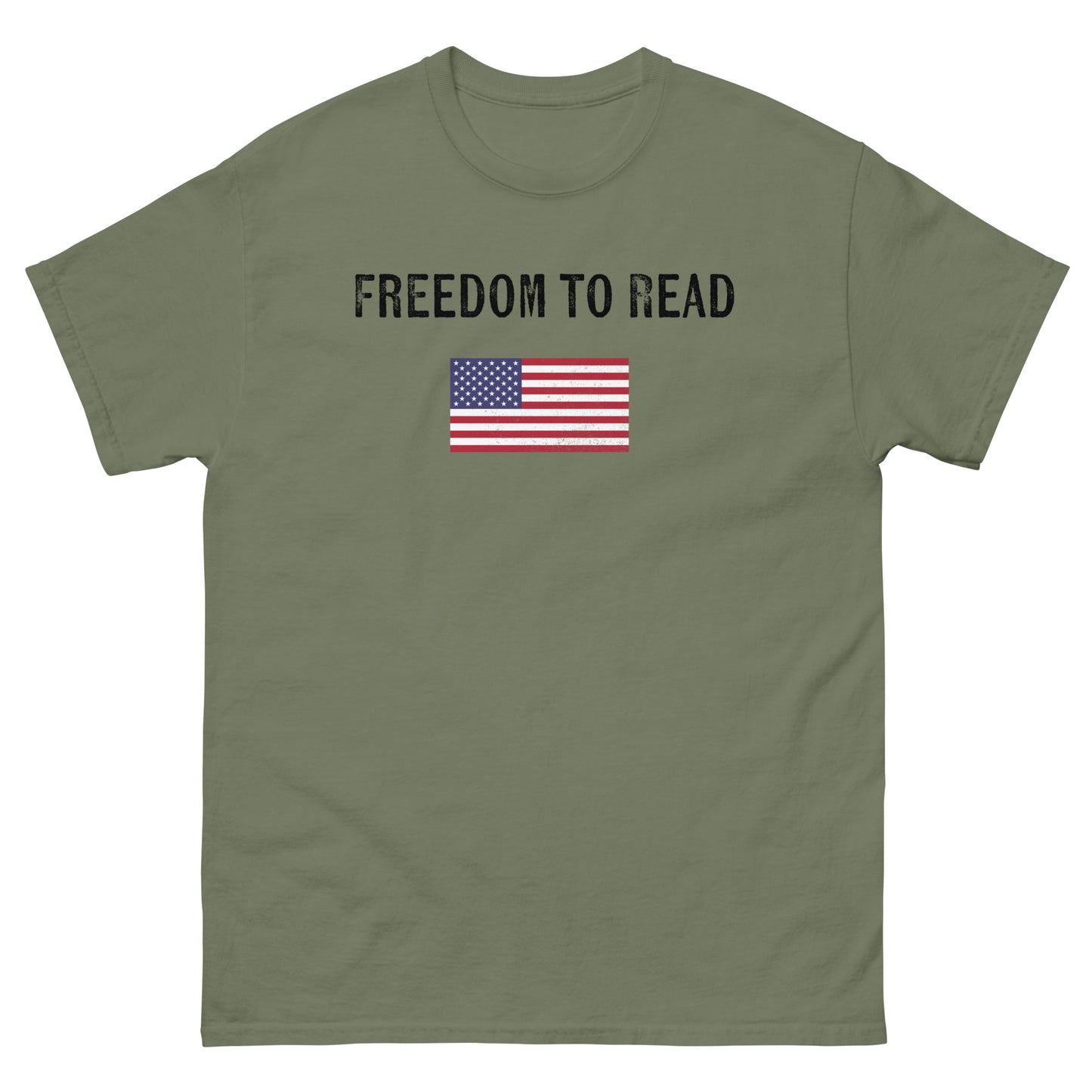 Freedom to Read Book Design Unisex classic tee