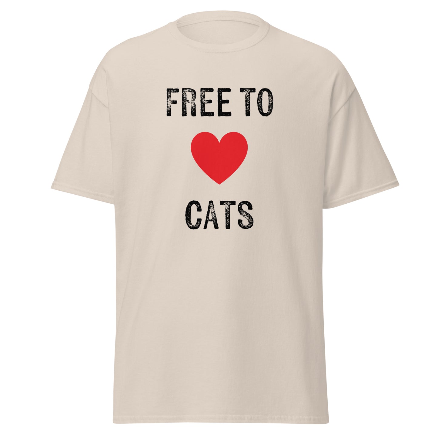 Free to Love Cats Unisex classic tee