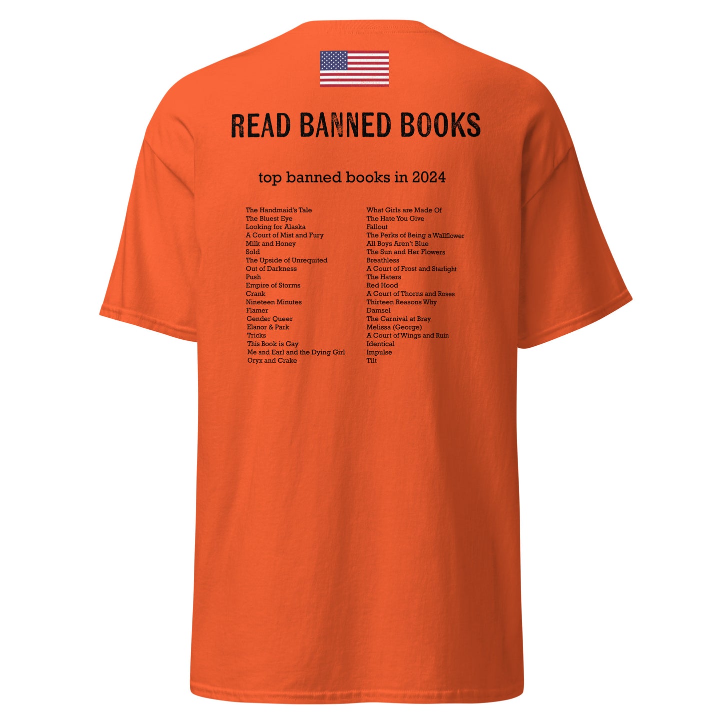 Freedom to Read US Flag Unisex classic tee