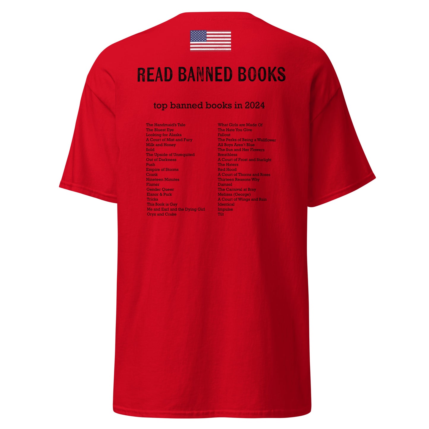 Freedom to Read US Flag Unisex classic tee