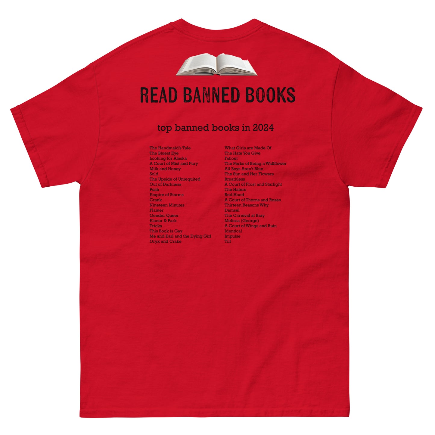 Freedom to Read Book Design Unisex classic tee