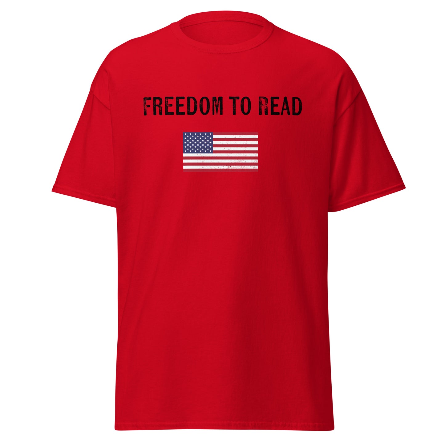 Freedom to Read US Flag Unisex classic tee