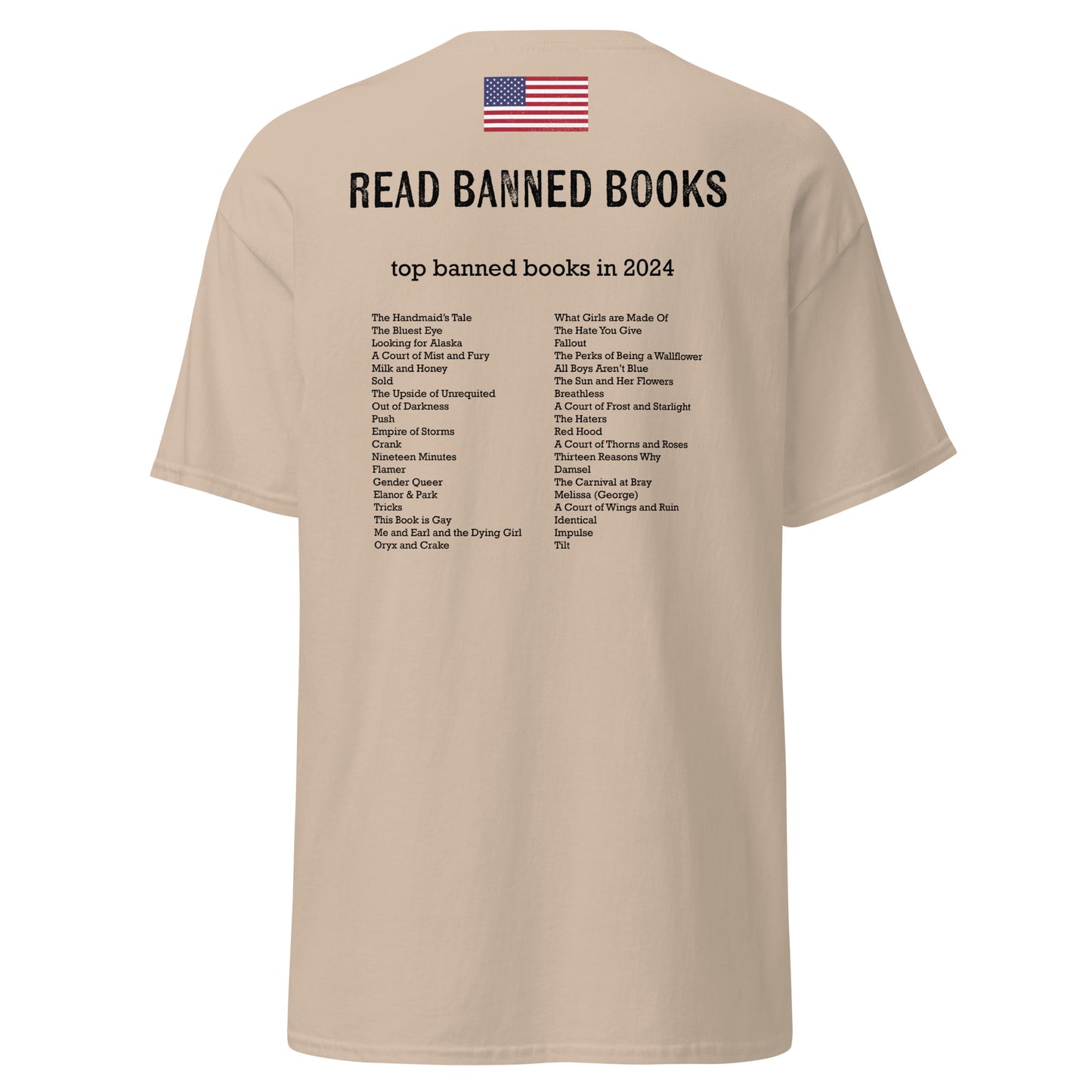 Freedom to Read US Flag Unisex classic tee