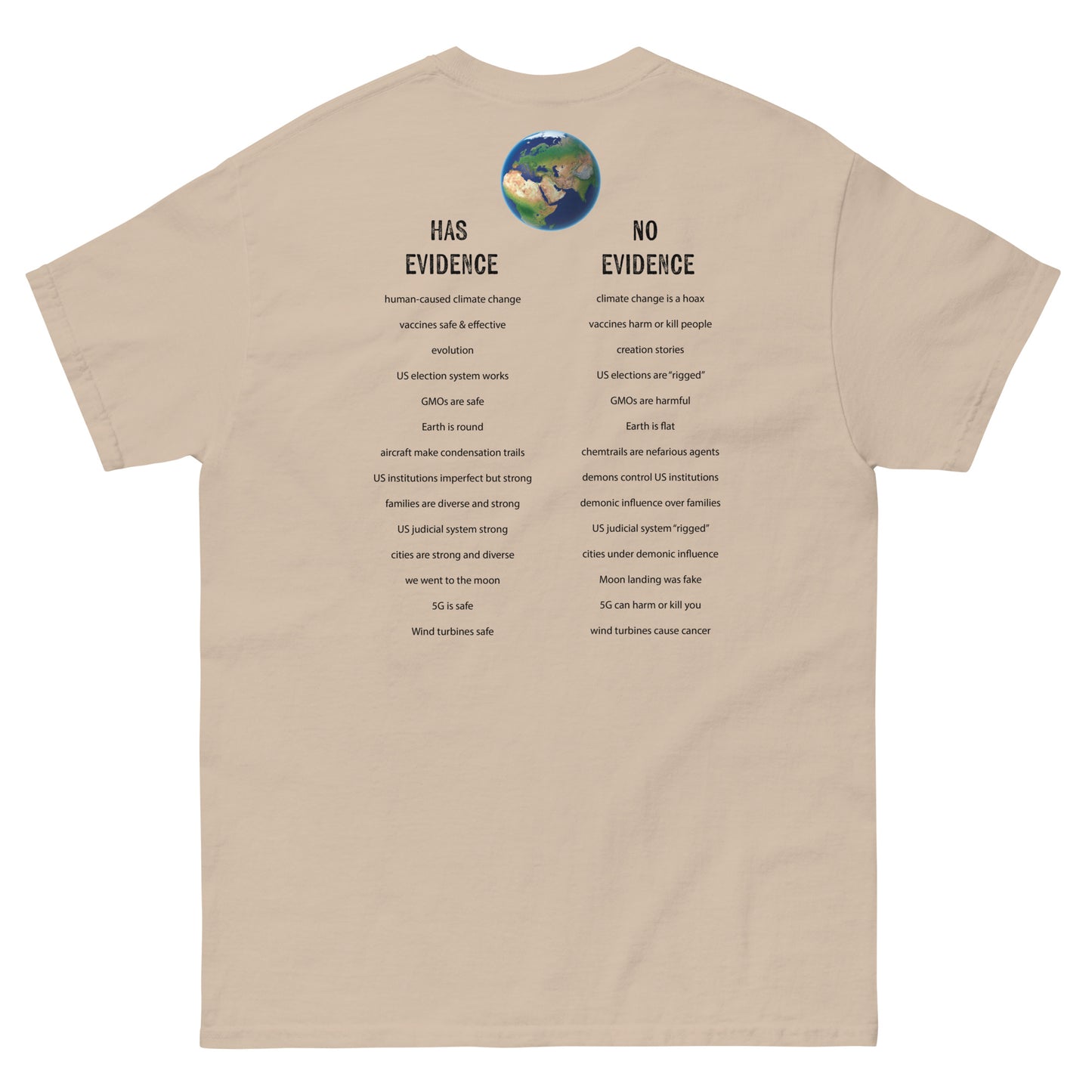 Unify Around Reality Earth Unisex classic tee