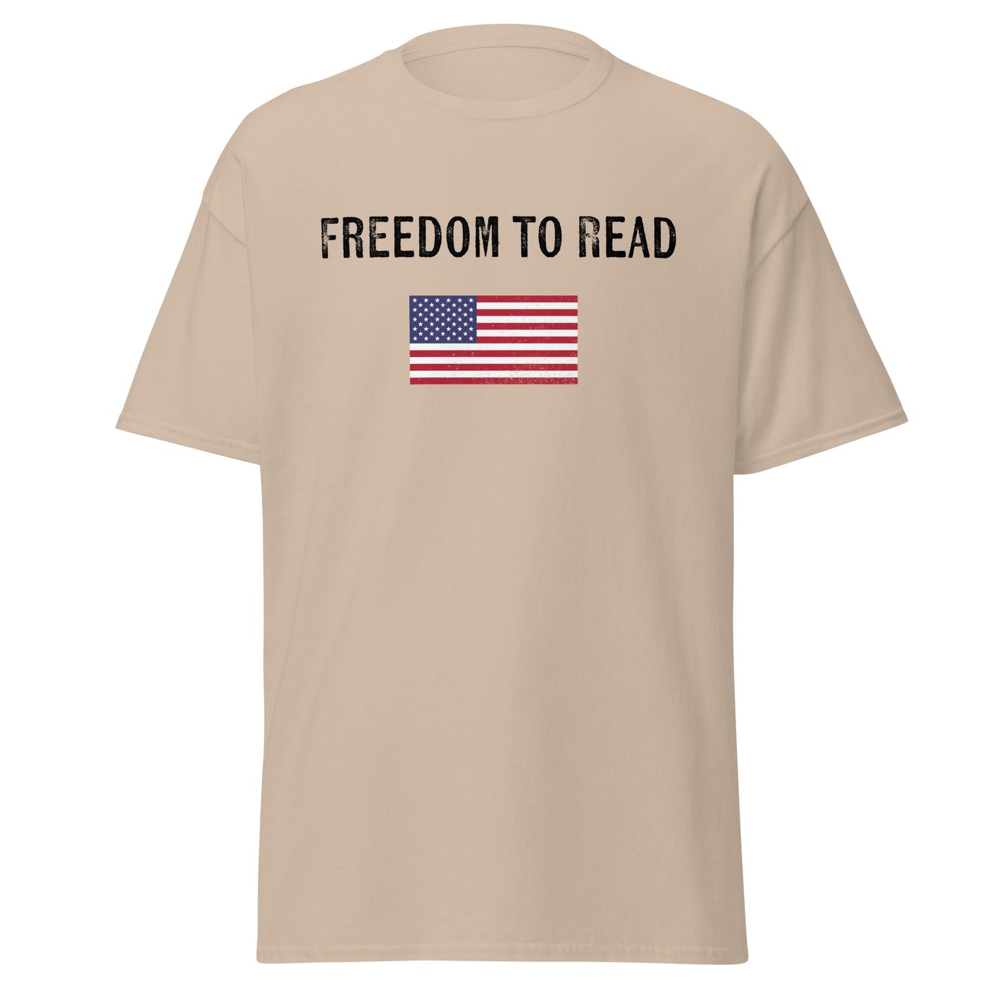 Freedom to Read US Flag Unisex classic tee