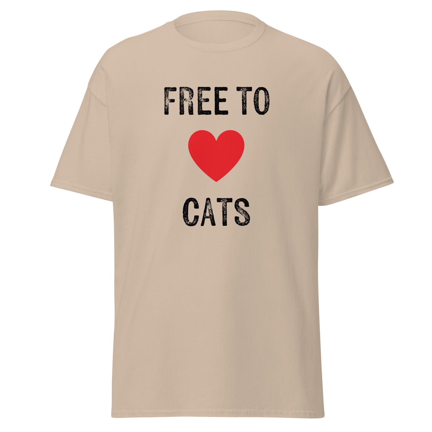 Free to Love Cats Unisex classic tee