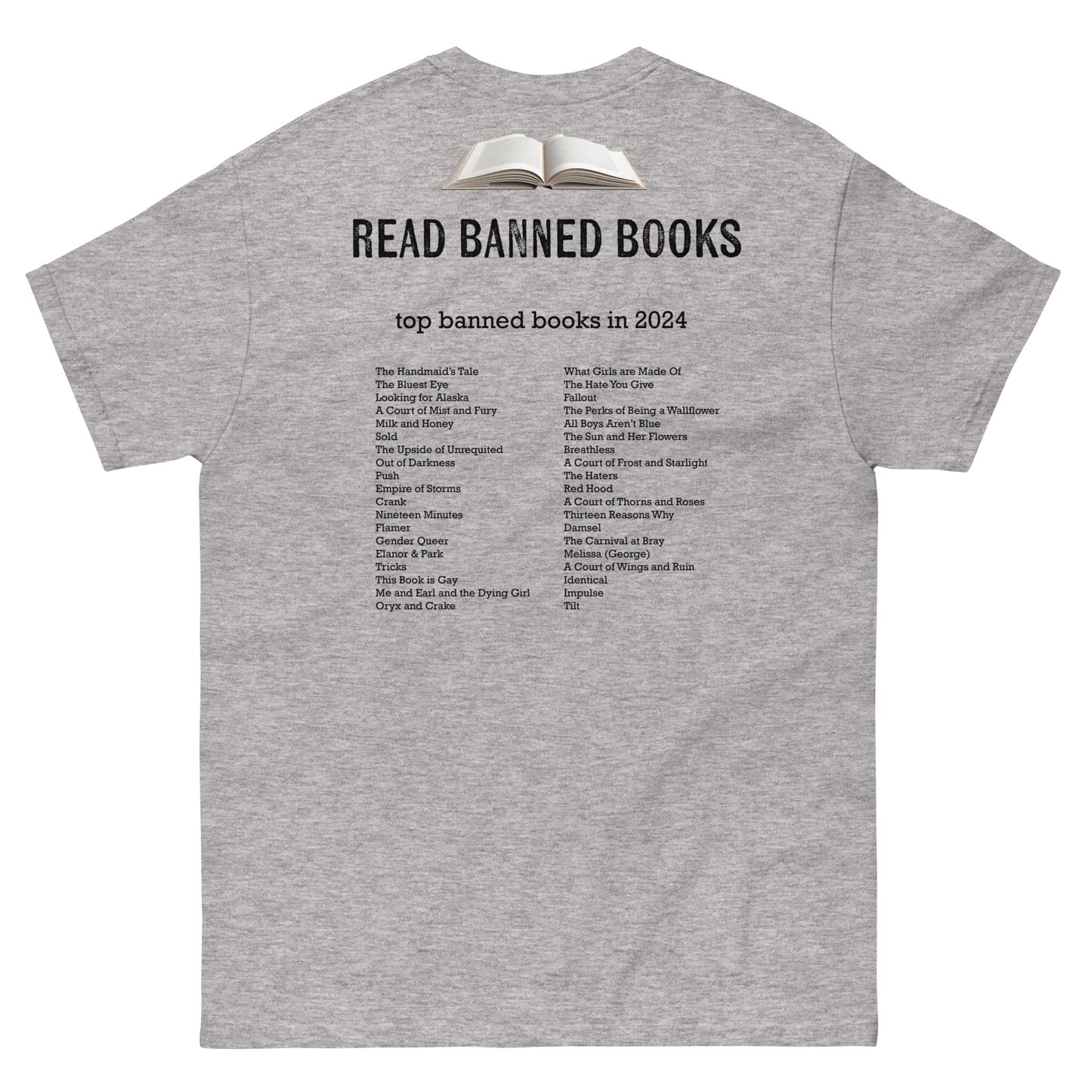 Freedom to Read Book Design Unisex classic tee