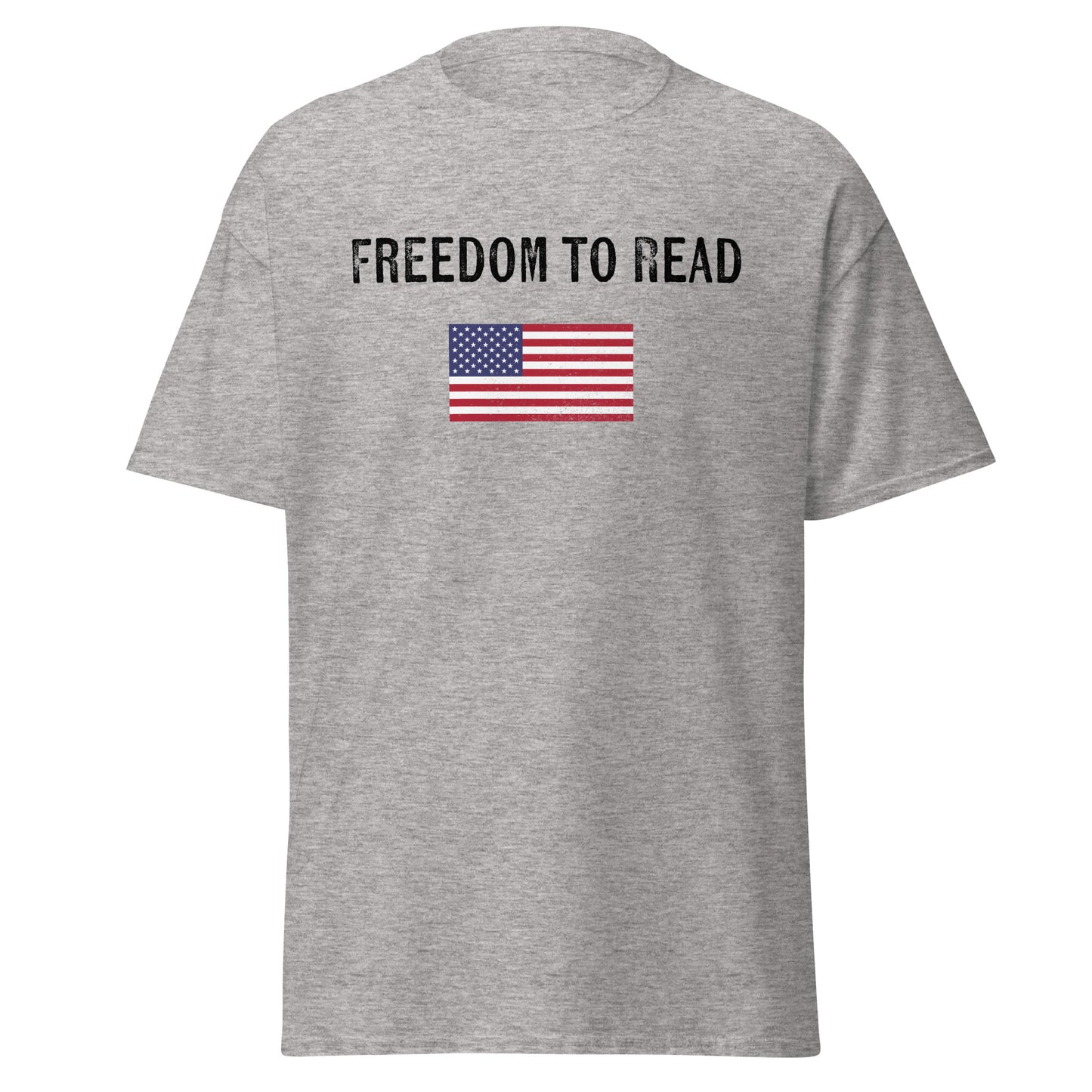 Freedom to Read US Flag Unisex classic tee