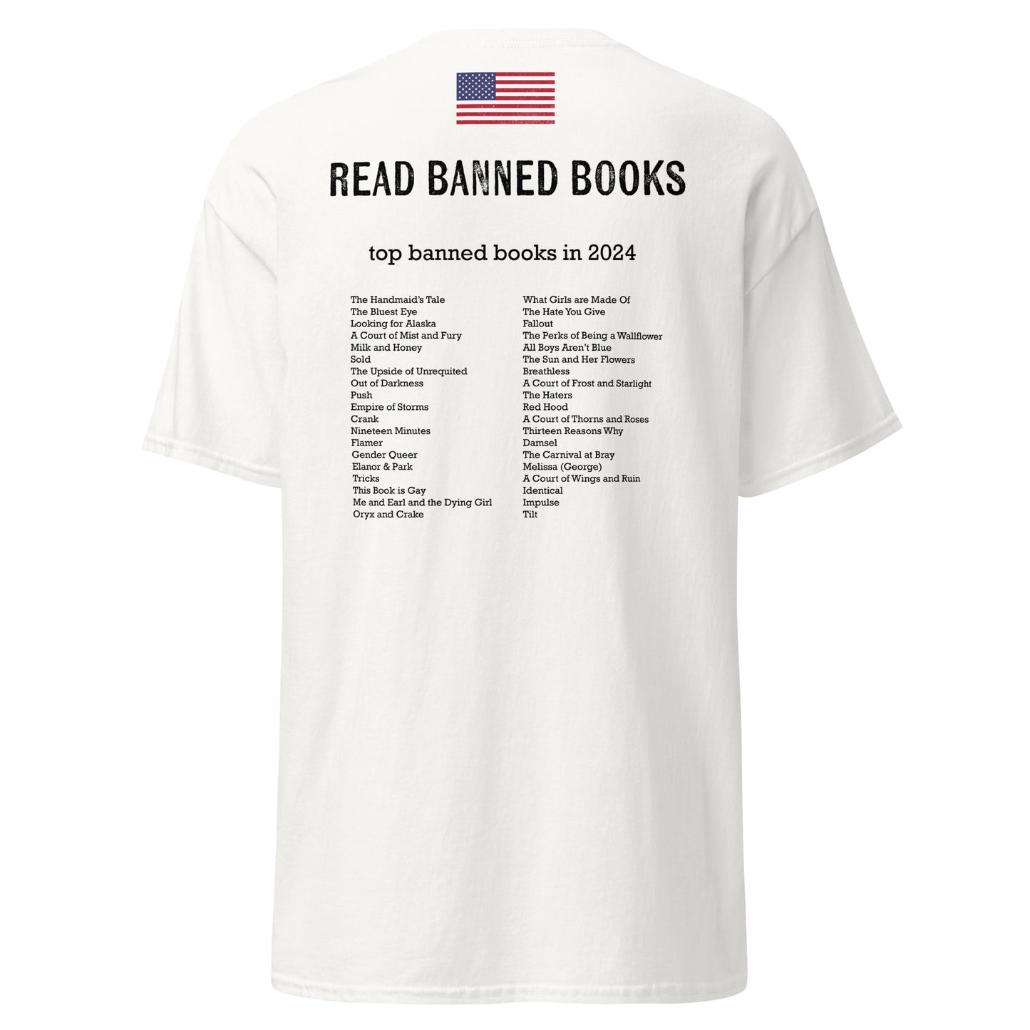 Freedom to Read US Flag Unisex classic tee