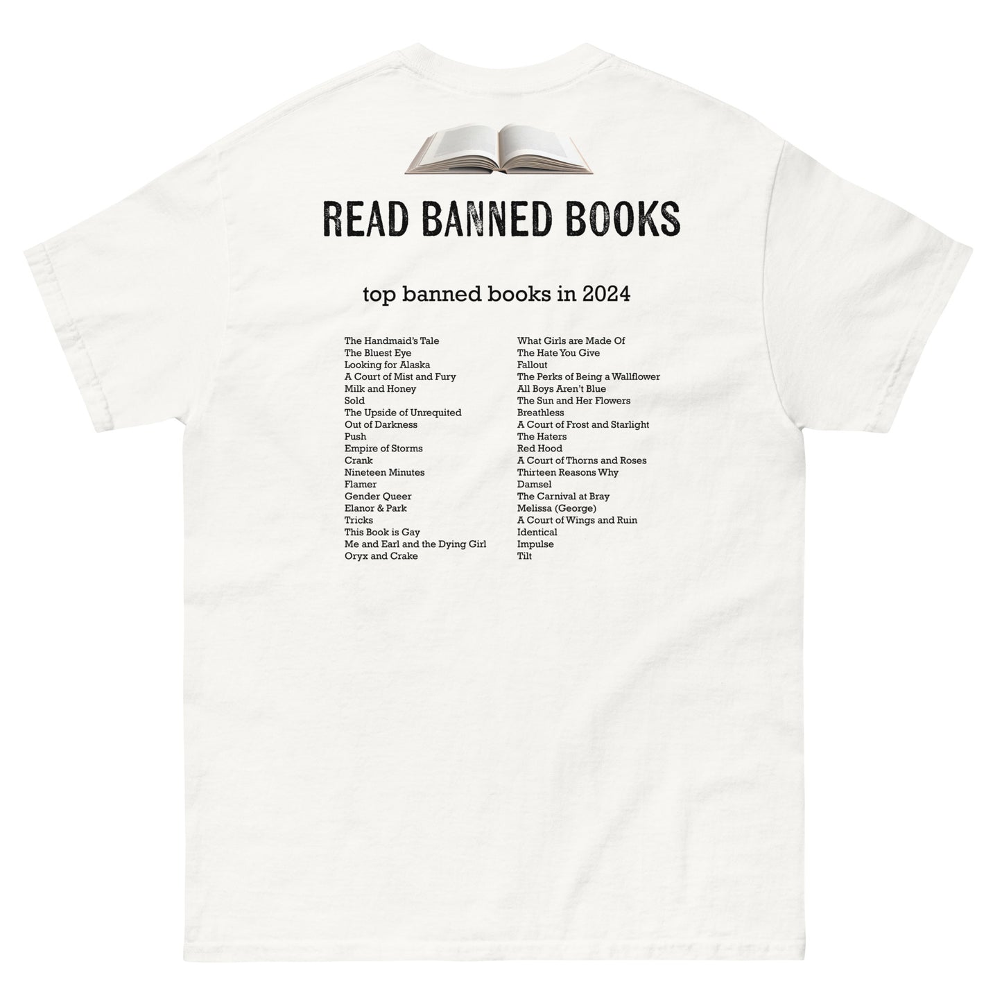 Freedom to Read Book Design Unisex classic tee