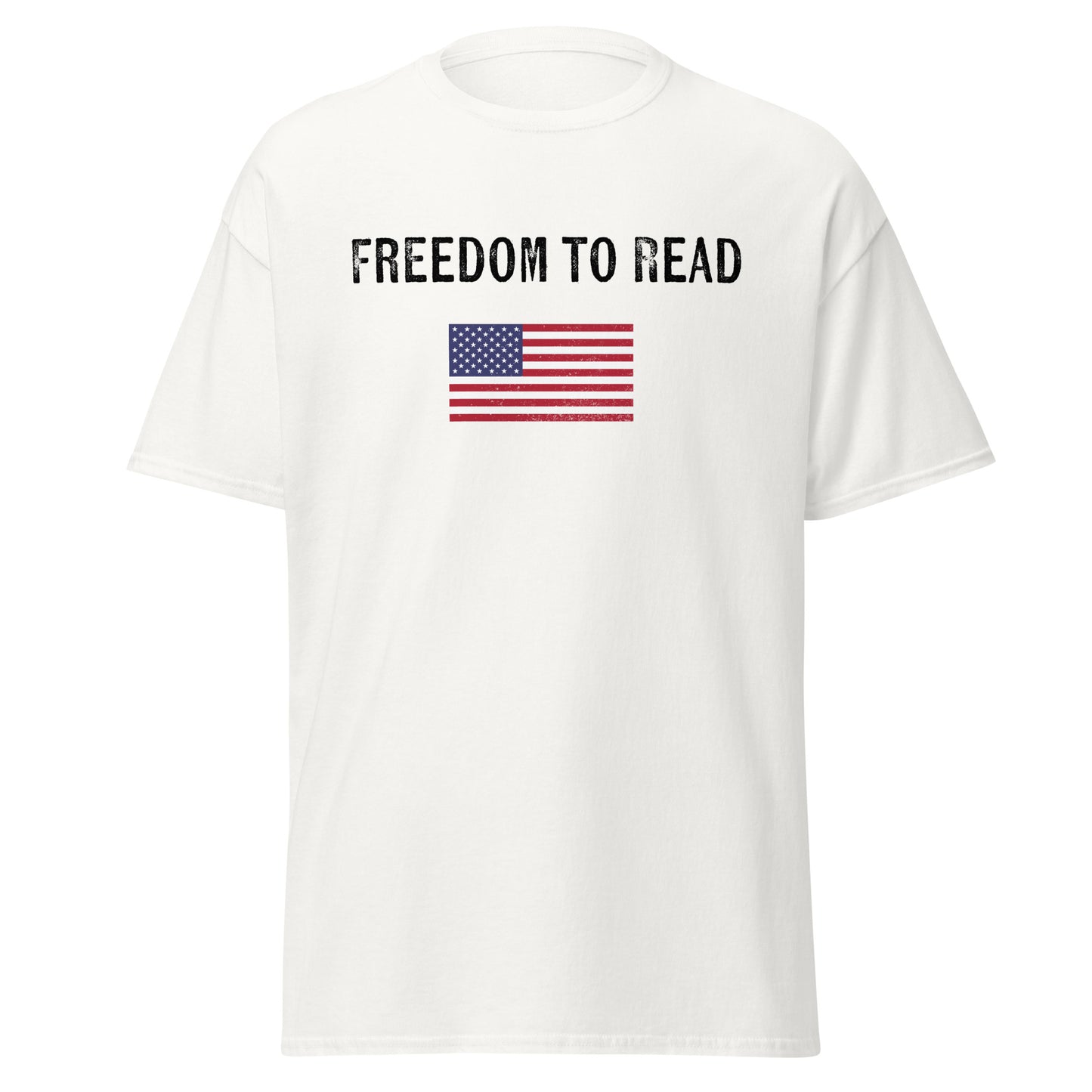 Freedom to Read US Flag Unisex classic tee