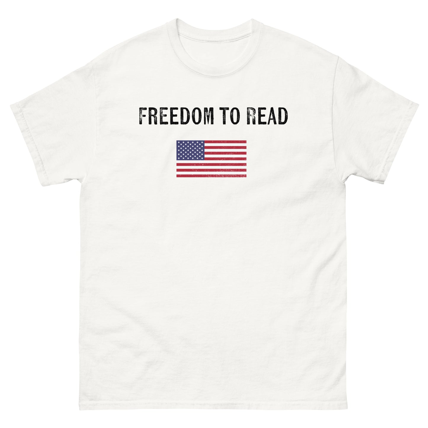 Freedom to Read Book Design Unisex classic tee