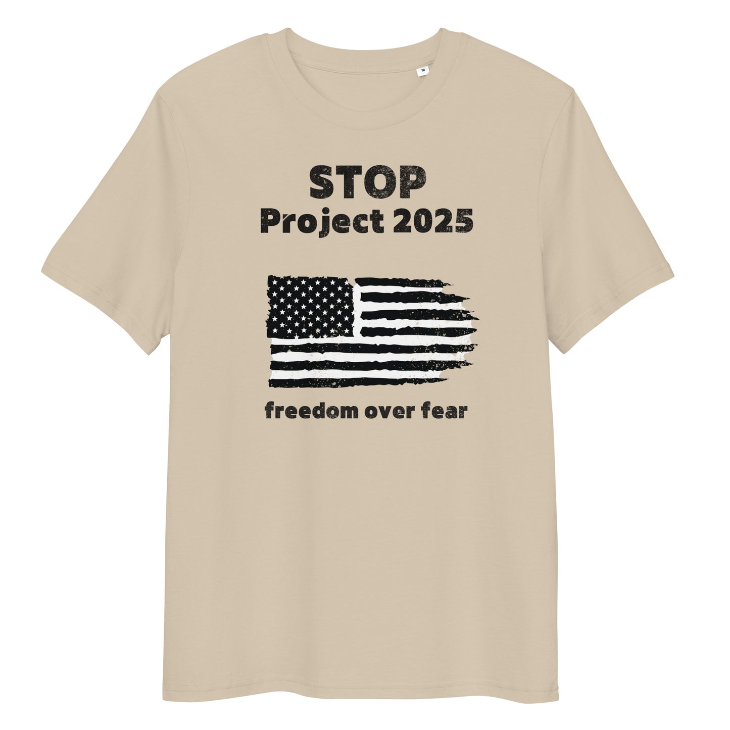 Stop Project 2025 Unisex organic cotton t-shirt