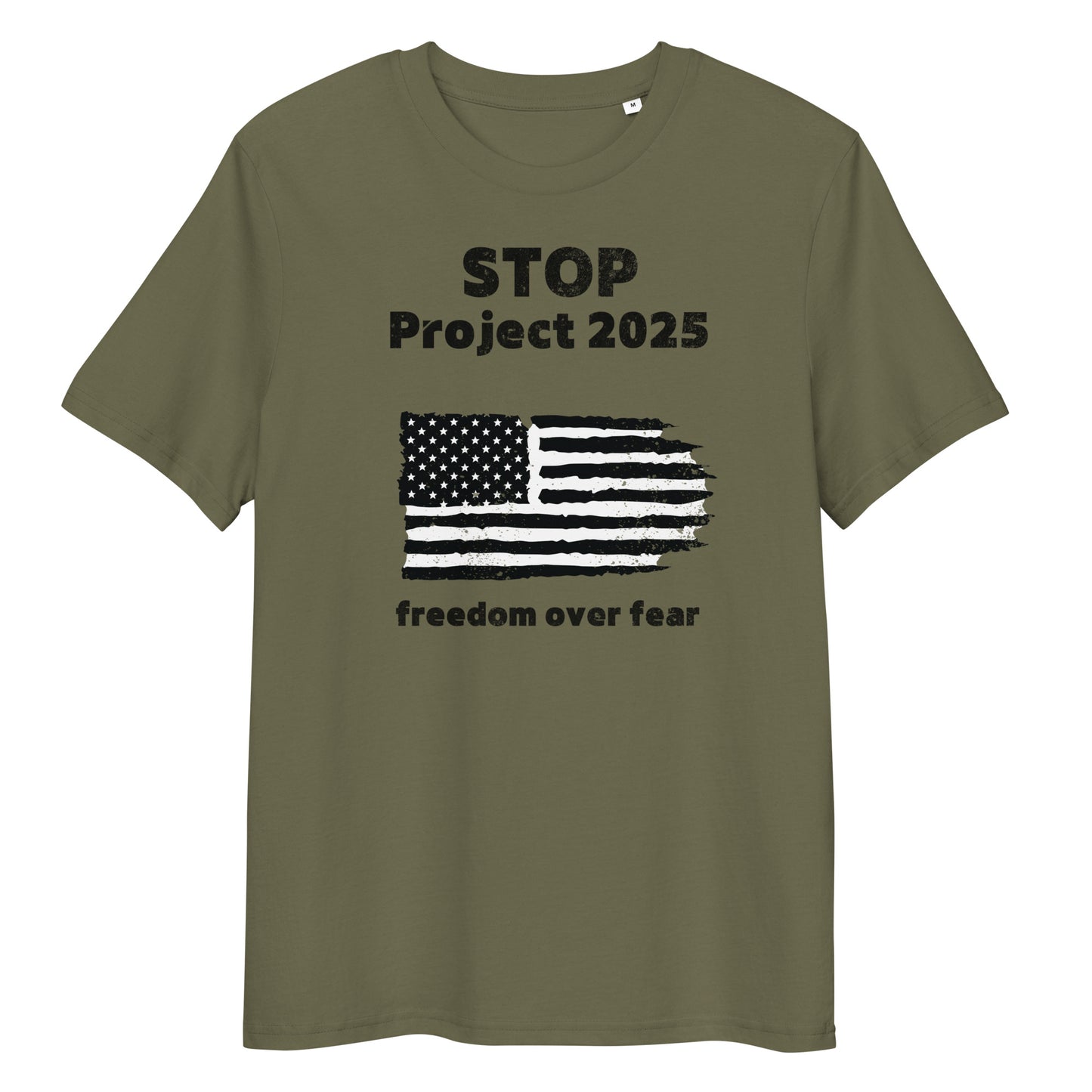 Stop Project 2025 Unisex organic cotton t-shirt