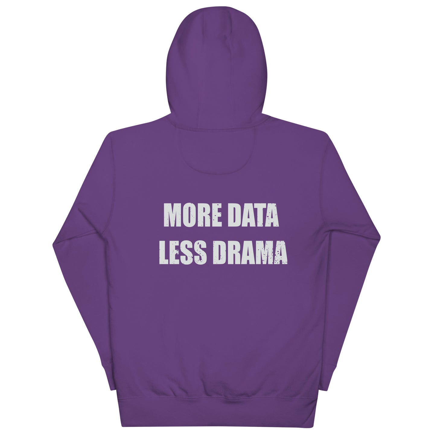 More Data Less Drama Microscope Unisex Hoodie