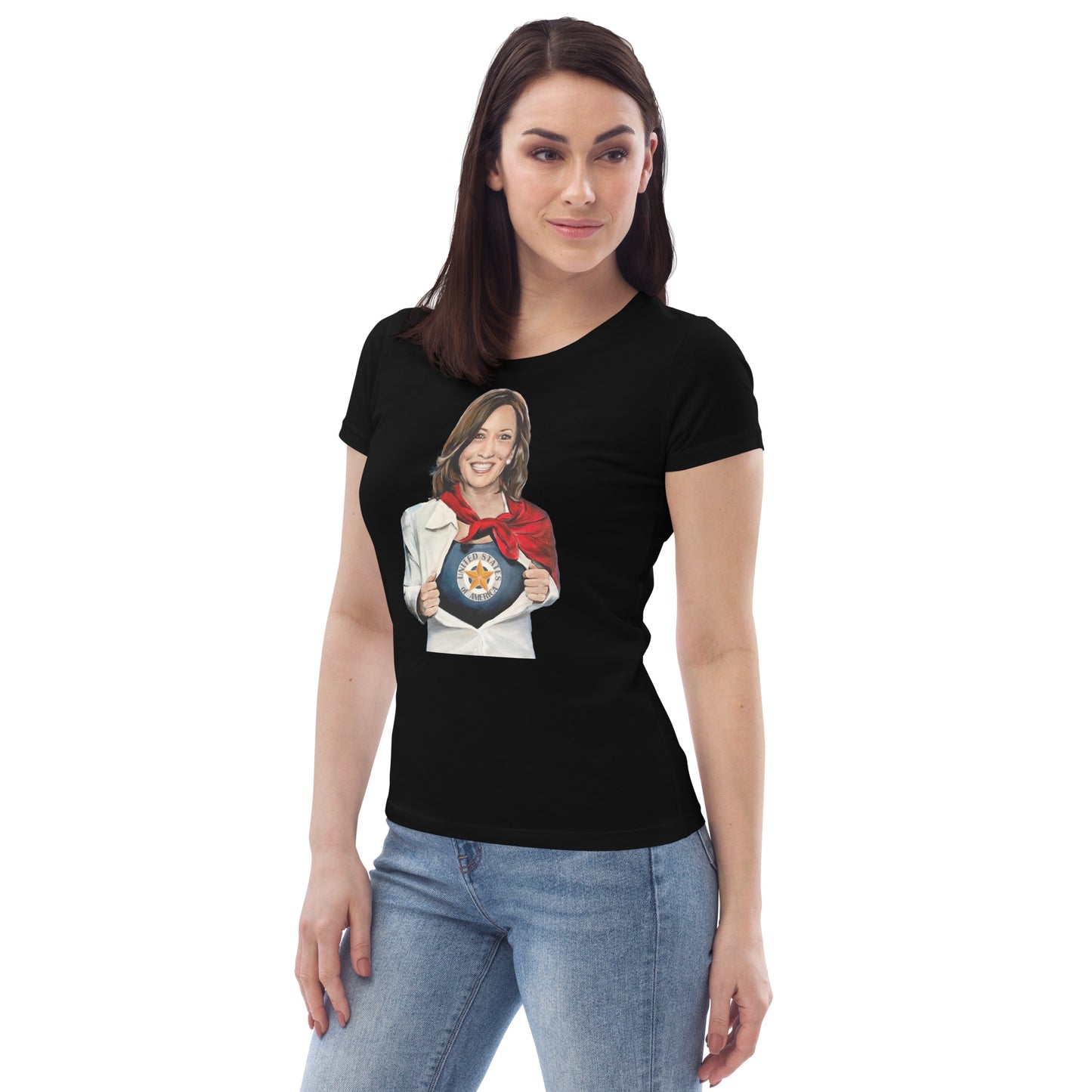 Kamala Harris USA Women's fitted eco tee