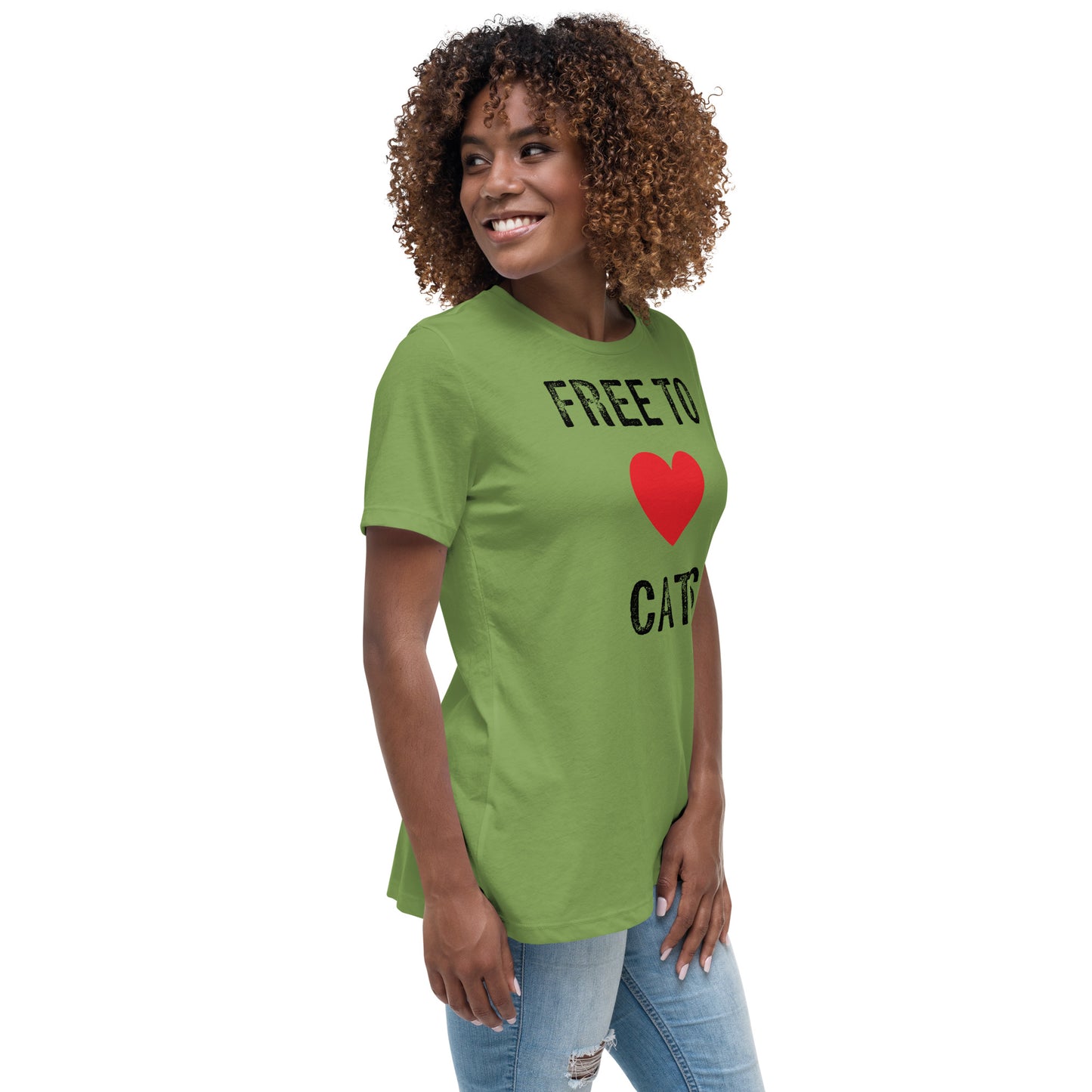 Free to Love Cats Women's Relaxed T-Shirt